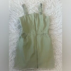 Tinseltown Olive Green Casual Kids Dress‎